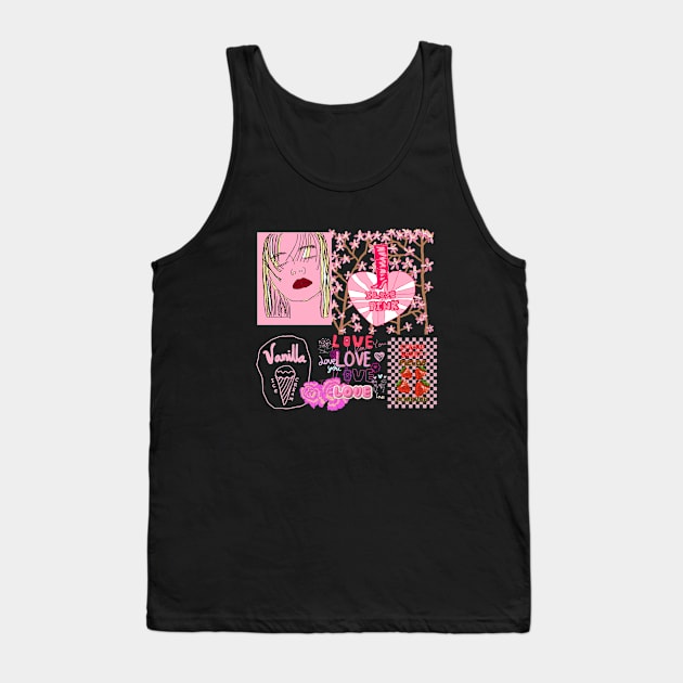 pink lover Tank Top by zzzozzo